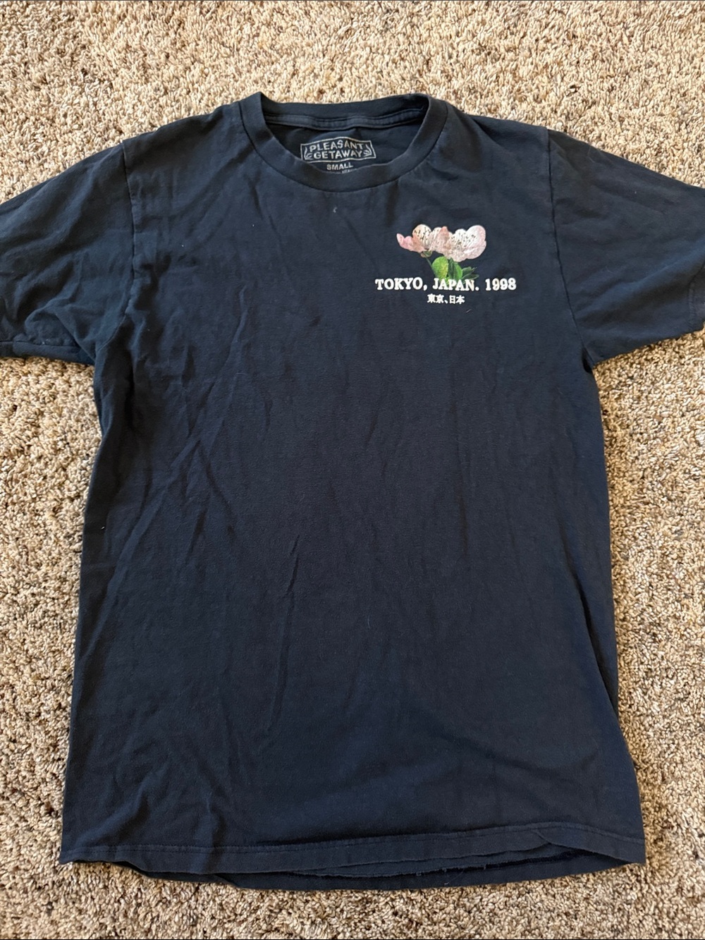 Tokyo Japan 1998 Black Graphic Tee